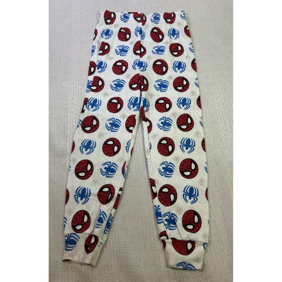 Toddler Pajama Pants Size 5T Spider-Man White Snug Fit Boys PJ - Picture 1 of 3